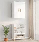 VidaXL Hangkast 69,5x34x90 cm wit