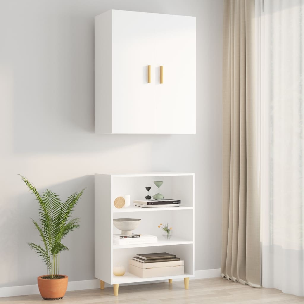 VidaXL Hangkast 69,5x34x90 cm wit