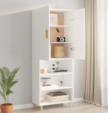 VidaXL Hangkast 69,5x34x90 cm wit