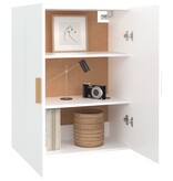VidaXL Hangkast 69,5x34x90 cm wit
