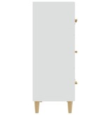 VidaXL Dressoir 70x34x90 cm bewerkt hout wit