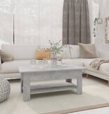 VidaXL Salontafel 102x55x42 cm spaanplaat betongrijs