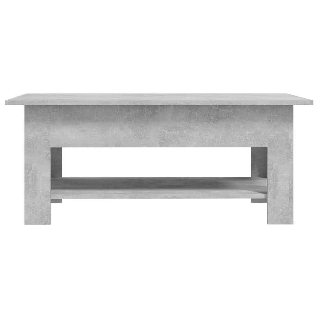 VidaXL Salontafel 102x55x42 cm spaanplaat betongrijs