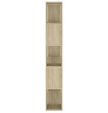 VidaXL Boekenkast/kamerscherm 100x24x155 cm spaanplaat sonoma eiken