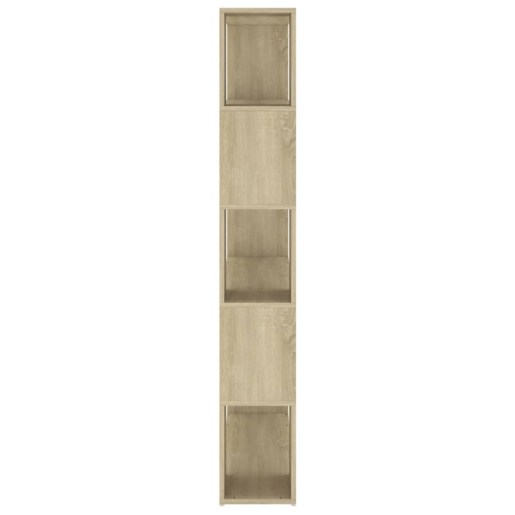 VidaXL Boekenkast/kamerscherm 100x24x155 cm spaanplaat sonoma eiken