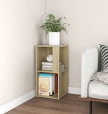 VidaXL Hoekkast 33x33x67 cm spaanplaat sonoma eikenkleurig