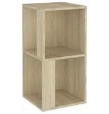 VidaXL Hoekkast 33x33x67 cm spaanplaat sonoma eikenkleurig