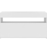 VidaXL Tv-meubel met LED-verlichting 75x35x40 cm wit