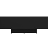 VidaXL Salontafel 85x55x31 cm spaanplaat zwart