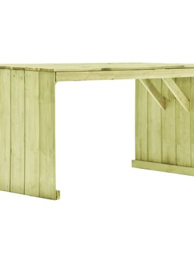 vidaXL Tuintafel 150x87x80 cm geïmpregneerd grenenhout