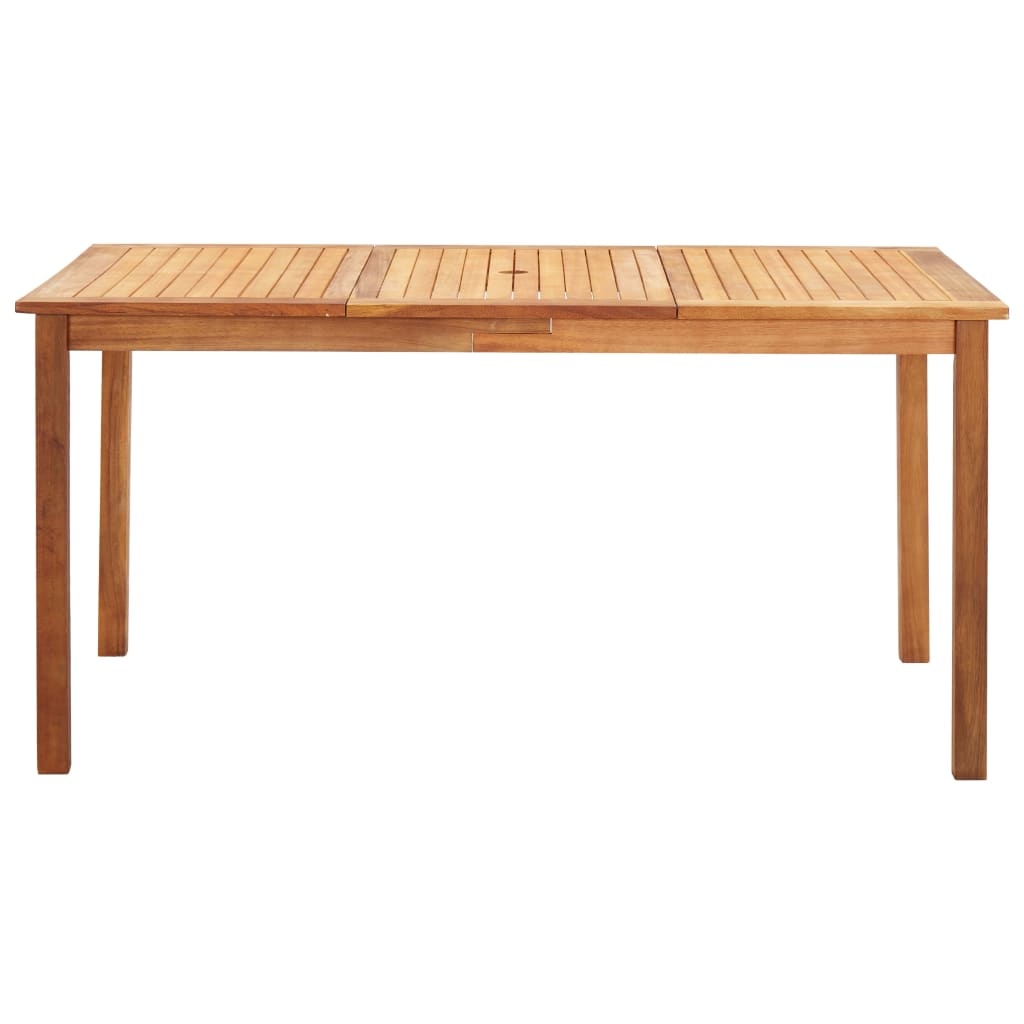 VidaXL 7-delige Eethoek poly rattan en massief acaciahout grijs