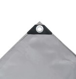 VidaXL Dekzeil 650 g/m² 4x5 m grijs