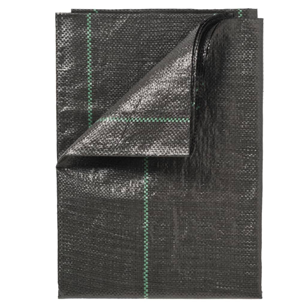 Worteldoek 2x10 m zwart