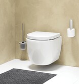 vidaXL Soft-close toiletbril Memphis duroplast wit 252930646