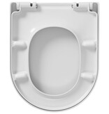 vidaXL Soft-close toiletbril Memphis duroplast wit 252930646