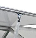 vidaXL Tuinkas met basisframe 4,6 m² versterkt aluminium