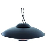 VidaXL Hangende verwarmer Sirius 2100 W halogeen zwart CE09B