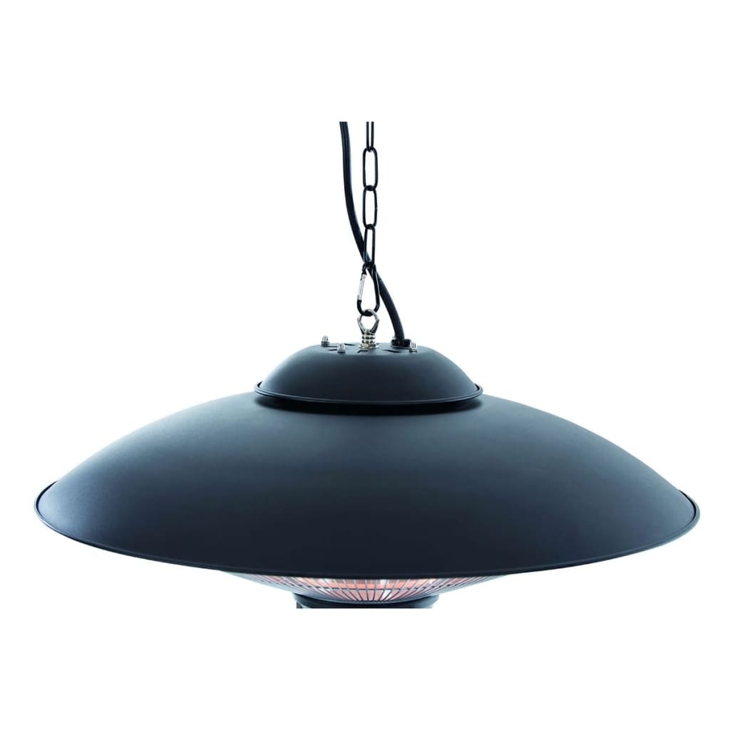 VidaXL Hangende verwarmer Sirius 2100 W halogeen zwart CE09B