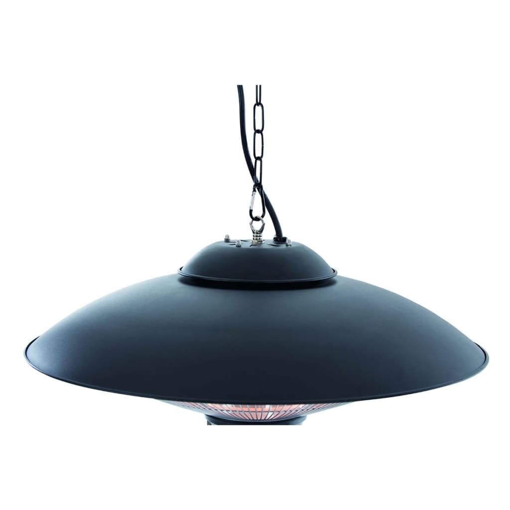 vidaXL Hangende verwarmer Sirius 2100 W halogeen zwart CE09B