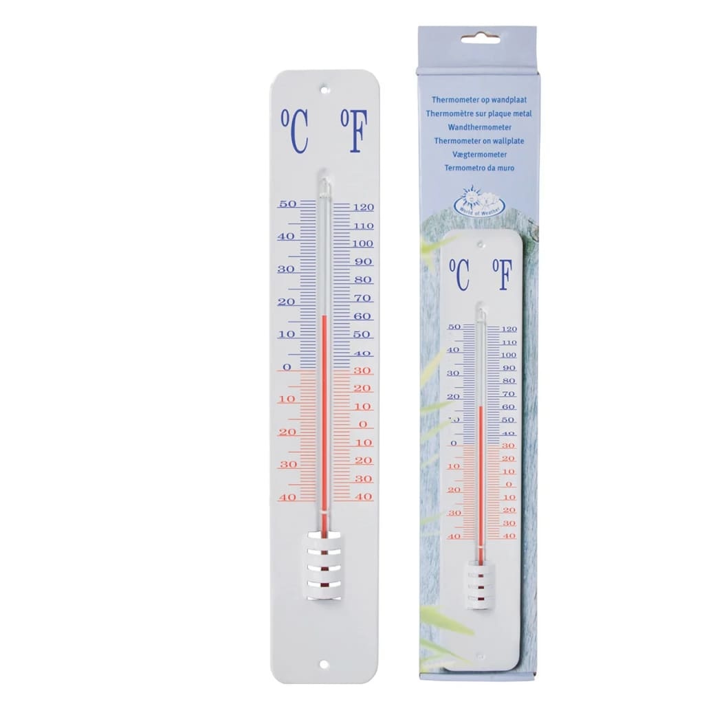 vidaXL Muurthermometer 45 cm TH13