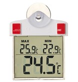 vidaXL Raamthermometer digitaal 13x10x3 cm 6080078