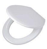 vidaXL toiletbril Pasadena thermoplast wit 250010646
