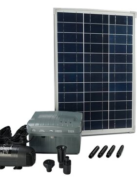 vidaXL Solarmax 1000 set met zonnepaneel, pomp en batterij 1351182