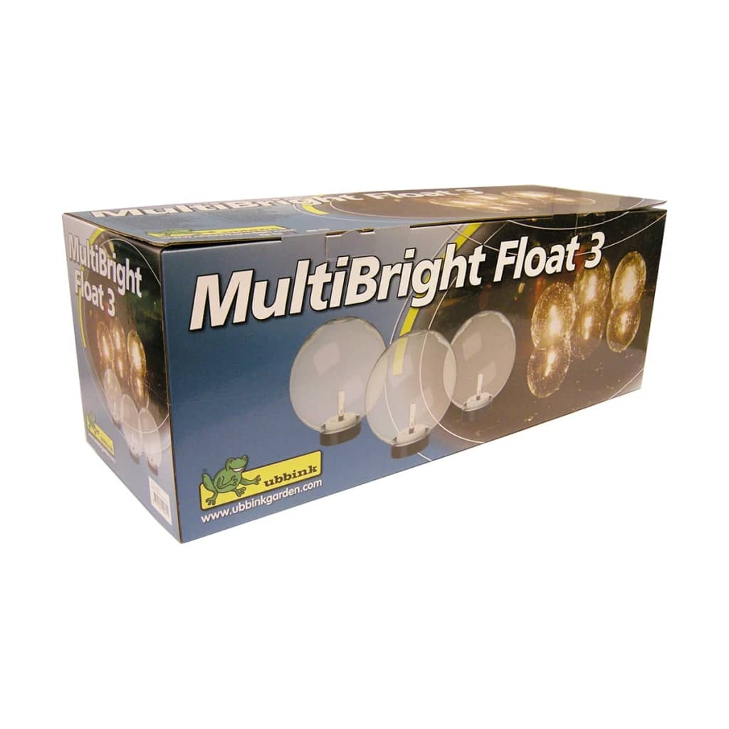 vidaXL LED-vijververlichting MultiBright Float 3 1354008