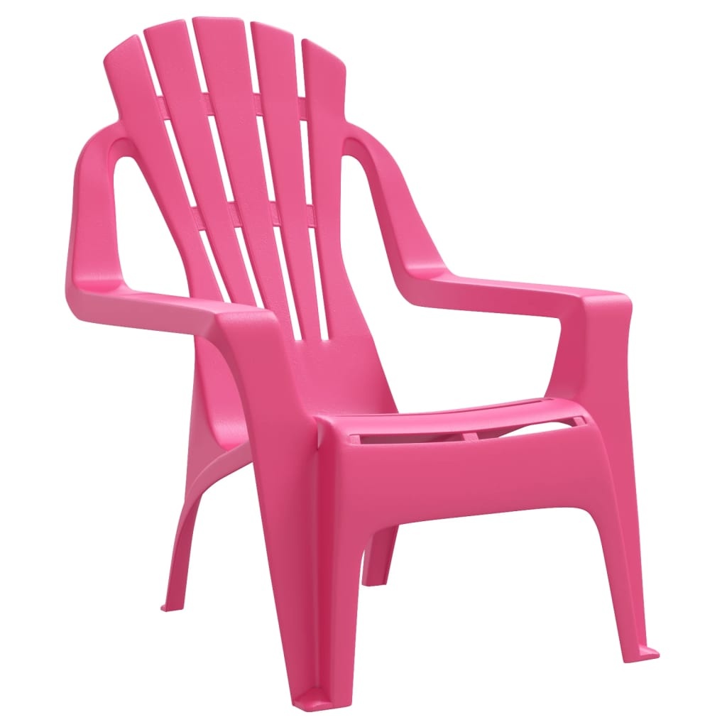 Kindertuinstoelen 2 st hout-look 37x34x44 cm polypropeen roze