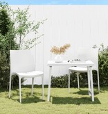 vidaXL Tuinstoelen 2 st 50x46x80 cm polypropeen wit