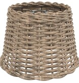 Lampenkap Ø30x20 cm wicker bruin