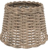 Plafondlampenkap Ø30x20 cm wicker bruin