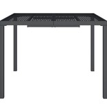 vidaXL Tuintafel 100x100x72 cm staal antracietkleurig