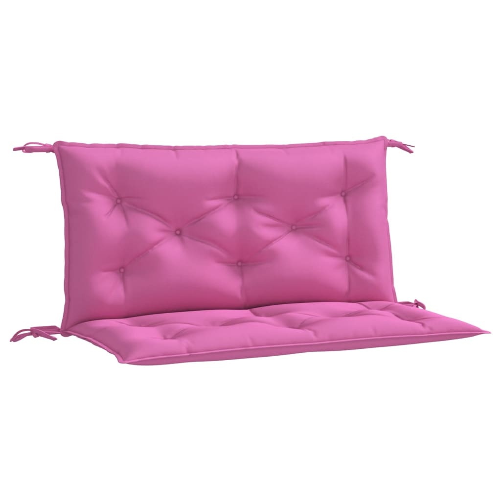 vidaXL Tuinbankkussens 2 st 100x50x7 cm stof roze