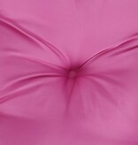 vidaXL Tuinbankkussen 200x50x7 cm stof roze