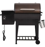 vidaXL Pelletbarbecue met bodemplaat 94 cm ijzer zwart