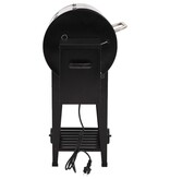 vidaXL Pelletbarbecue met bodemplaat 94 cm ijzer zwart