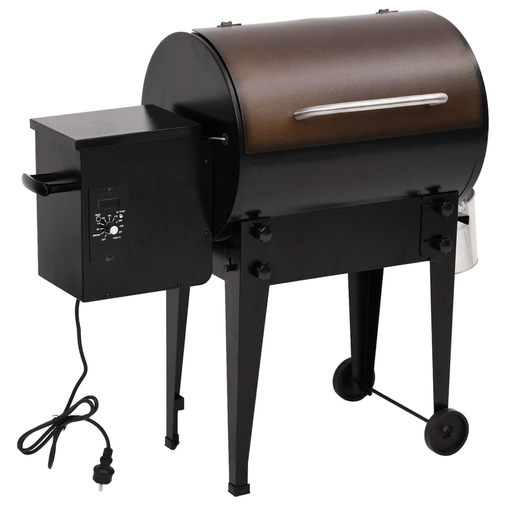 vidaXL Pelletbarbecue 94 cm ijzer zwart