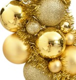 vidaXL Kerstkrans 45 cm polystyreen goudkleurig