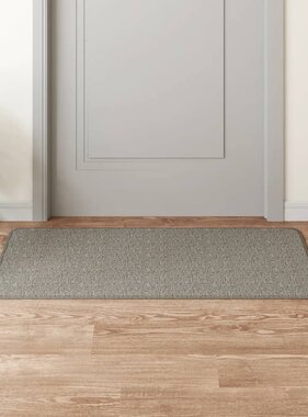 vidaXL Tapijtloper 50x100 cm sisal-look zilverkleurig