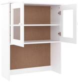 vidaXL Opzetkast ALTA 77x30x92 cm massief grenenhout wit