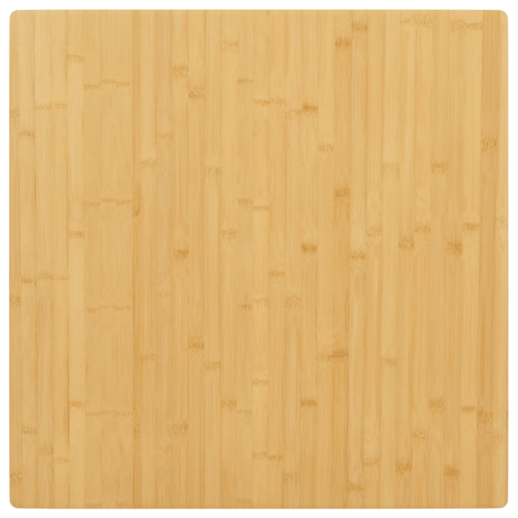 vidaXL Tafelblad 90x90x2,5 cm bamboe