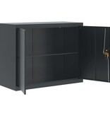 vidaXL Archiefkast 90x40x70 cm staal antracietkleurig