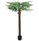 vidaXL Kunstboom met pot phoenixpalm 215 cm groen