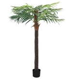 vidaXL Kunstboom met pot phoenixpalm 215 cm groen