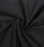 vidaXL Driezitsbankhoes stretch polyester jersey zwart