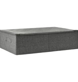 vidaXL Opbergbox 70x40x18 cm stof antracietkleurig