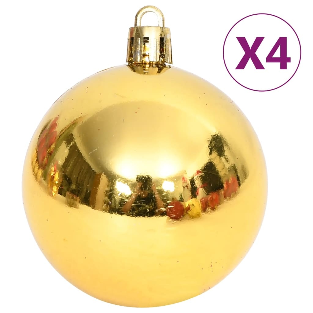 vidaXL 108-delige Kerstballenset goud en rood