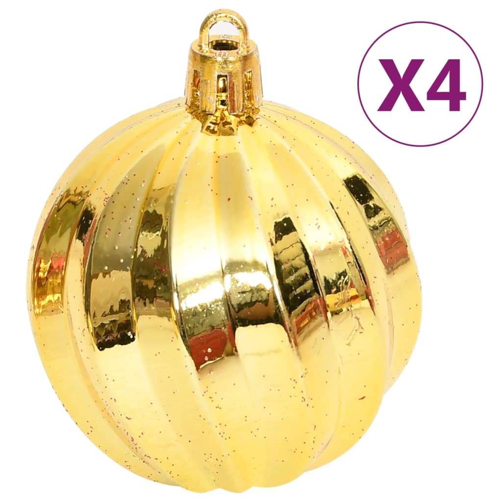 vidaXL 108-delige Kerstballenset goud en rood