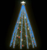 vidaXL Kerstboomverlichting met 500 LED's blauw binnen/buiten 500 cm